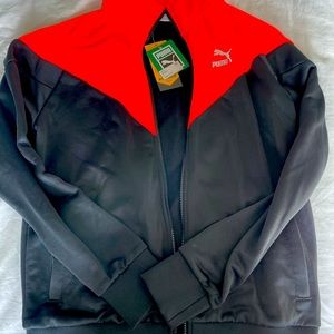 Puma track jacket small men new
